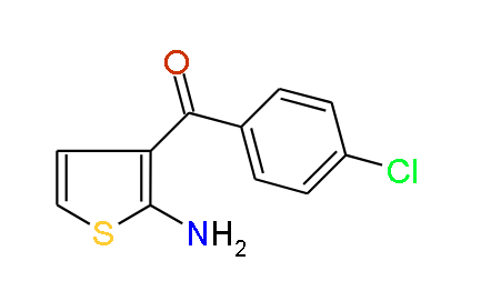 (2-Aminothiophen-3-yl)(4-chlorophenyl)methanone, 97%