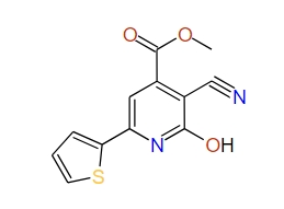 Methyl 3-cyano-2-hydroxy-6-(thiophen-2-yl)pyridine-4-carboxylate