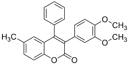 3(3’,4’-Dimethoxyphenyl)-6-methyl-4-phenylcoumarin