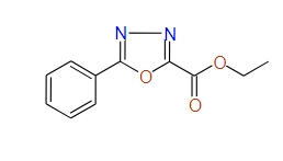 Ethyl 5-phenyl-1,3,4-oxadiazole-2-carboxylate, 97%