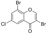 6-Chloro-3,8-dibromochromone