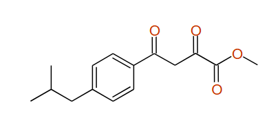 Methyl 4-(4-isobutylphenyl)-2,4-dioxobutanoate, 97%
