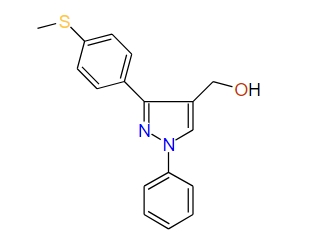 (3-(4-(Methylthio)phenyl)-1-phenyl-1H-pyrazol-4-yl)methanol, 97%
