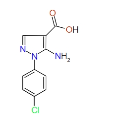 5-Amino-1-(4-chlorophenyl)-1H-pyrazole-4-carboxylic acid, 97%