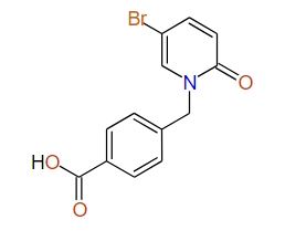 4-((5-Bromo-2-oxopyridin-1(2H)-yl)methyl)benzoic acid