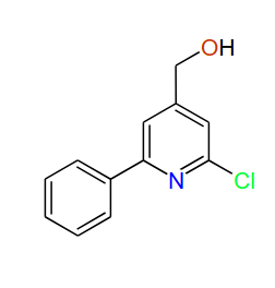 (2-Chloro-6-phenylpyridin-4-yl)methanol, 97%