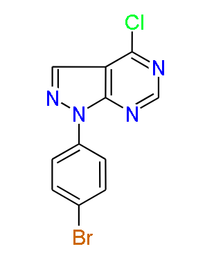 1-(4-Bromophenyl)-4-chloro-1H-pyrazolo[3,4-d]pyrimidine, 96%