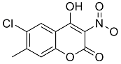 6-Chloro-4-hydroxy-7-methyl-3-nitrocoumarin
