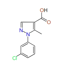 1-(3-Chlorophenyl)-5-methyl-1H-pyrazole-4-carboxylic acid, 97%
