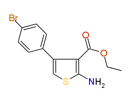 Ethyl 2-amino-4-(4-bromophenyl)-3-thiophene carboxylate, 97%