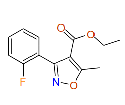 3-(2-Fluorophenyl)-5-methylisoxazole-4-carboxylic acid ethyl ester