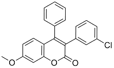 3(3’-Chlorophenyl)-7-methoxy-4-phenylcoumarin