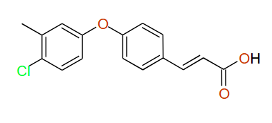 (E)-3-(4-(4-Chloro-3-methylphenoxy)phenyl)acrylic acid, 97%