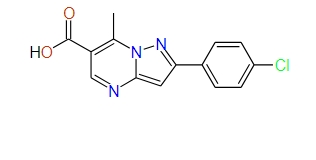 2-(4-Chlorophenyl)-7-methylpyrazolo[1,5-a]pyrimidine-6-carboxylic acid, 96%