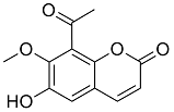 8-Acetyl-6-hydroxy-7-methoxycoumarin