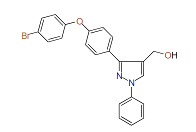 (3-(4-(4-Bromophenoxy)phenyl)-1-phenyl-1H-pyrazol-4-yl)methanol