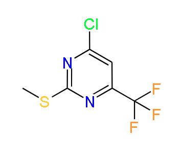4-Chloro-2-methylthio-6-(trifluoromethyl)pyrimidine, 97%