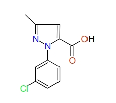1-(3-Chlorophenyl)-3-methyl-1H-pyrazole-5-carboxylic acid, 97%