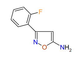 3-(2-Fluorophenyl)isoxazol-5-amine, 97%