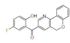 5H-[1]Benzopyrano[4,3-b]pyridin-3-yl(5-fluoro-2-hydroxyphenyl)methanone