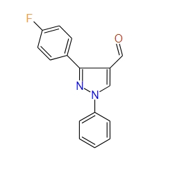 3-(4-Fluorophenyl)-1-phenyl-1H-pyrazole-4-carbaldehyde, 97%