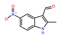 2-Methyl-5-nitro indole-3-carbaldehyde