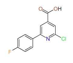2-Chloro-6-(4-fluorophenyl)pyridine-4-carboxylic acid