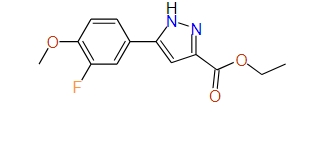 ethyl 5‐(3‐fluoro‐4‐methoxyphenyl)‐1H‐pyrazole‐3‐ carboxylate
