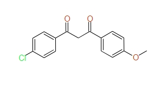 1-(4-Chlorophenyl)-3-(4-methoxyphenyl)propane-1,3-dione, 75%