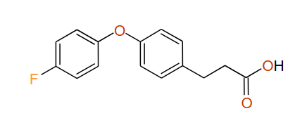 3-(4-(4-Fluorophenoxy)phenyl)propanoic acid, 97%