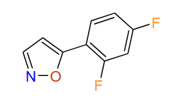 5-(2,4-Difluorophenyl)isoxazole, 97%