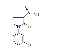 1-(3-Methoxyphenyl)-2-oxopyrrolidine-3-carboxylic acid, 97%
