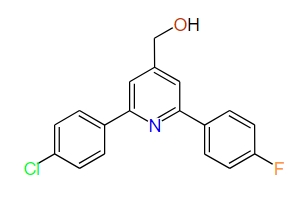 (2-(4-Chlorophenyl)-6-(4-fluorophenyl)pyridin-4-yl)methanol