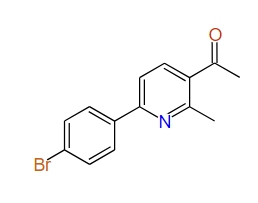 1-(6-(4-Bromophenyl)-2-methylpyridin-3-yl)ethanone