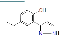 4-Ethyl-2-(1H-pyrazol-3-yl)phenol, 97%