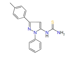 1-(1-Phenyl-3-p-tolyl-1H-pyrazol-5-yl)thiourea