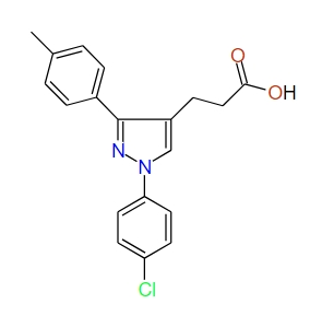 3-(1-(4-Chlorophenyl)-3-p-tolyl-1H-pyrazol-4-yl)propanoic acid