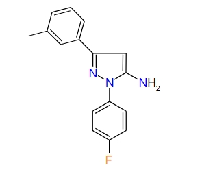 1-(4-Fluorophenyl)-3-m-tolyl-1H-pyrazol-5-amine