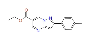 Ethyl 7-methyl-2-p-tolylpyrazolo[1,5-a]pyrimidine-6-carboxylate, 95%