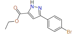 Ethyl-3(4-bromophenyl)-1H-pyrazole-5-carboxylate, 97%
