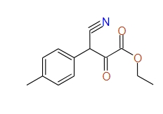 Ethyl 3-cyano-2-oxo-3-p-tolylpropanoate, 97%