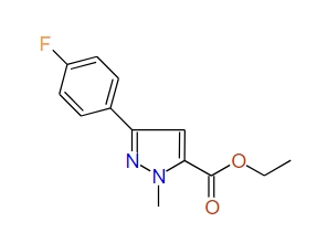 Ethyl 3-(4-fluorophenyl)-1-methyl-1H-pyrazole-5-carboxylate
