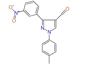 3-(3-Nitrophenyl)-1-p-tolyl-1H-pyrazole-4-carbaldehyde, 97%