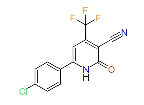 6-(4-Chlorophenyl)-4-(trifluoromethyl)-1,2-dihydro-2-oxopyridine-3-carbonitrile