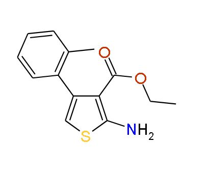 3-Thiophenecarboxylic acid, 2-amino-4-(2-methylphenyl)-, ethyl ester, 97%