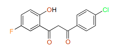 1-(4-Chlorophenyl)-3-(5-fluoro-2-hydroxyphenyl)propane-1,3-dione, 97%