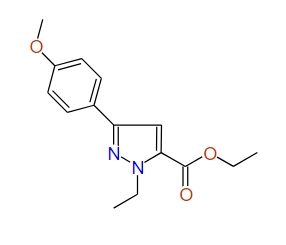 Ethyl 1-ethyl-3-(4-methoxyphenyl)-1H-pyrazole-5-carboxylate