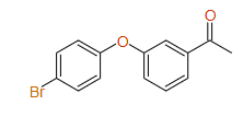 1‐[3‐(4‐bromophenoxy)phenyl]ethan‐1‐one