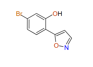 5-Bromo-2-(isoxazol-5-yl)phenol, 97%