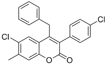 4-Benzyl-6-chloro-3(4'-chlorophenyl)-7-methylcoumarin